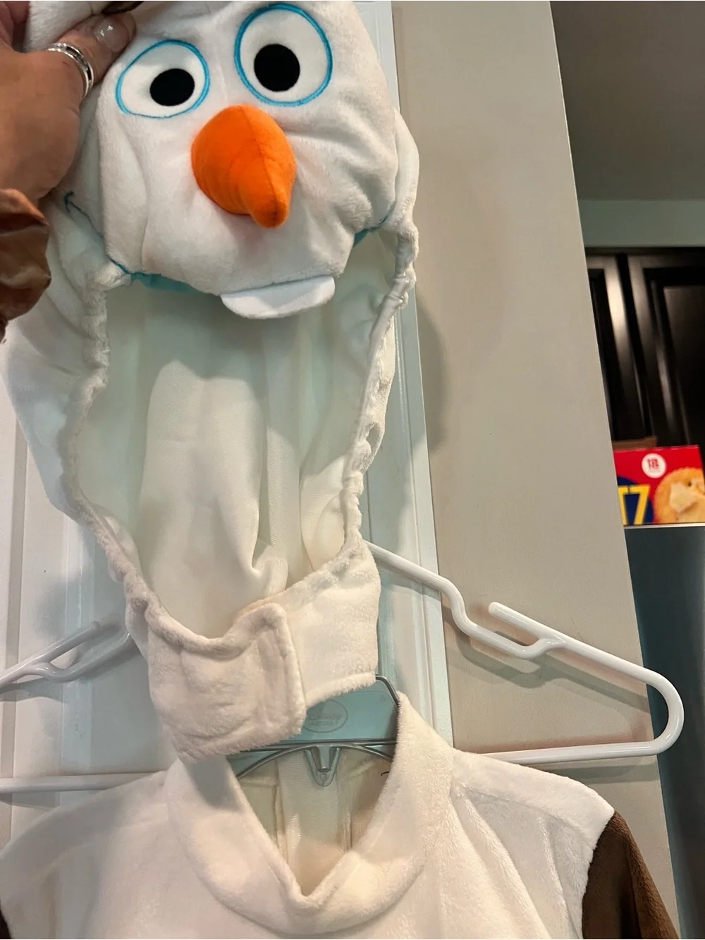 Official Disney Store Frozen Plush Olaf Costume Kid's Size 4 Snowman Halloween
